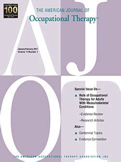 Volume 71 Issue 1 | The American Journal of Occupational Therapy | American Occupational Therapy ...