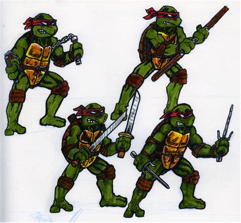 TMNT mirage versions by Eric--Draven on DeviantArt