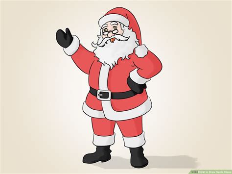 How to Draw Santa Claus | Santa claus images, How to draw santa, Christmas tree drawing