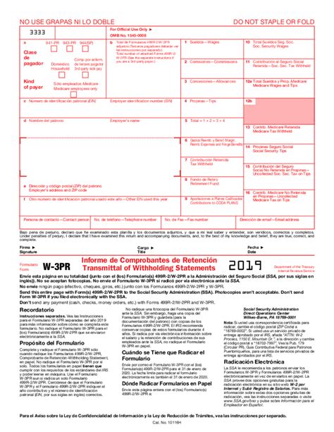 puerto rico w2 instructions 2019 - 2020 - Fill Online, Printable, Fillable Blank | form-w-3pr.com