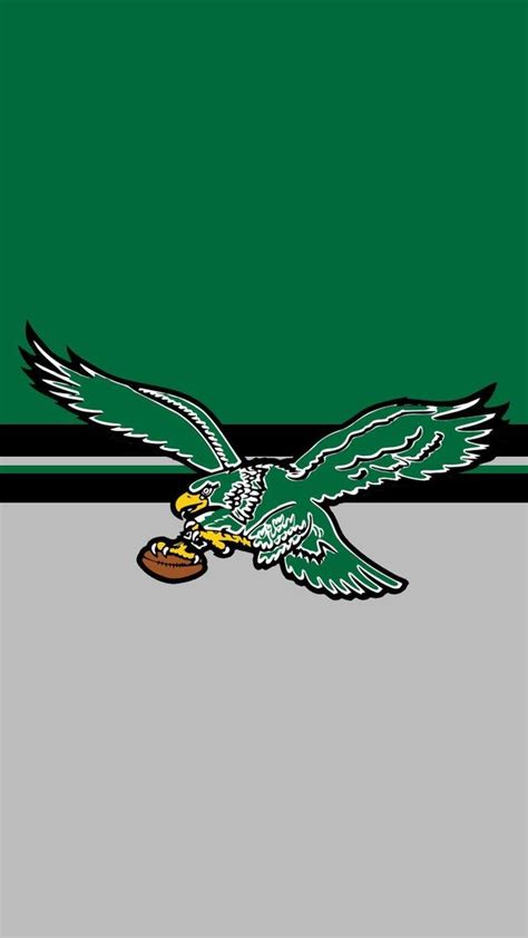 Made an Eagles Mobile Wallpaper with the Throwback Logo and Kelly Green ...