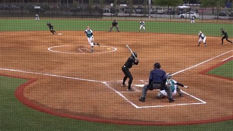 UNCW Softball Highlights - Coastal Carolina (April 10, 2018) - YouTube