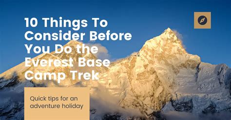 10 Things to Know Before Taking on Everest Base Camp Trek