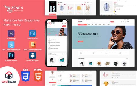 Zenex - HTML5 eCommerce Website Template - TemplateMonster