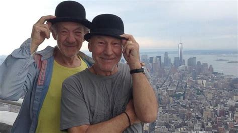 Patrick Stewart and Ian McKellan Take Photos All Over NYC - ABC News