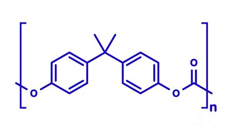 Polycarbonate Plastic Chemical Structure Photograph by Molekuul/science Photo Library - Pixels