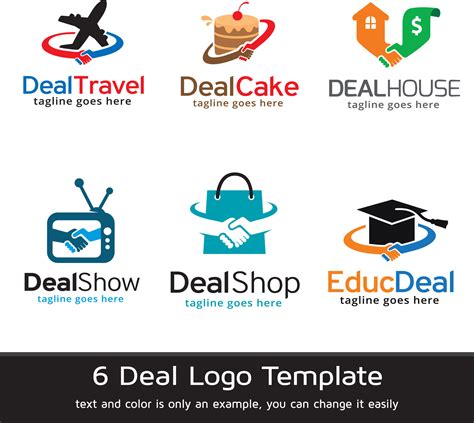 Deal Logo Template Vector 9504686 Vector Art at Vecteezy