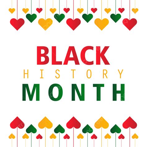 Black History Month Vector Transparent Background, Black History Month, Indipendence, African ...