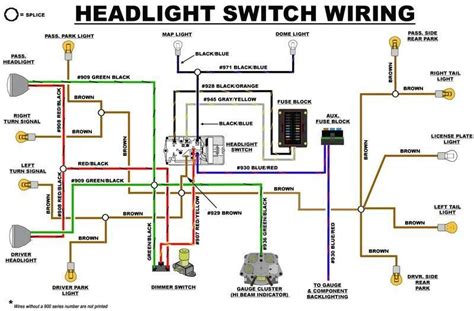 Ford Headlight Switch Wiring