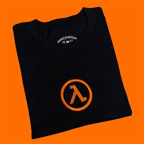 Half-life Gaming Merch Logo embroidered T-shirt and Sweater - Etsy