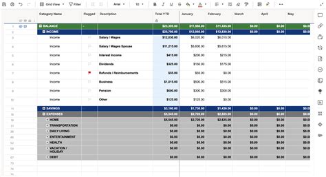 Household Expense Budget Template | Smartsheet