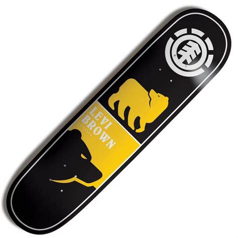 Element Skateboards Element Levi Brown Chromatics Skateboard Deck 8.125 ...