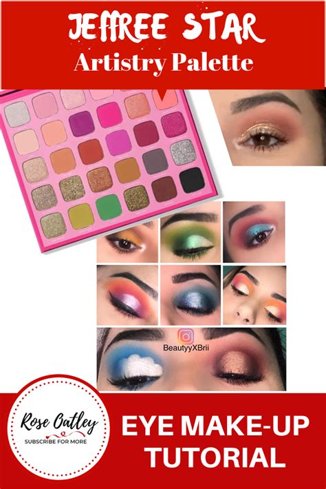 Jeffree Star Artistry Palette Eye make up tutorial | Eye makeup, Eye make-up tutorial, Makeup