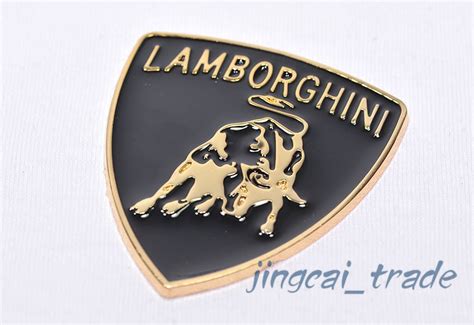 Lamborghini Style Bull Fighting 3D Car Auto Emblem Badge Sticker Decal Metal