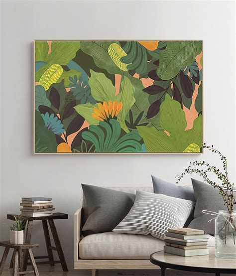 Botanical Art - Tropical Leaves - Canvas Prints-Poster Prints - Art Prints Melbourne | Wall Art ...