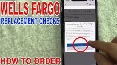 How To Order Wells Fargo Replacement Checks 🔴 - YouTube