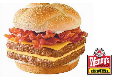 Wendy's Baconator Triple - Most Unhealthy Fast Food Menu Items