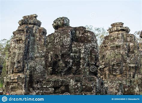 Cambodia, an Abandoned City in the Jungle of Angkor Wat. Stock Image ...