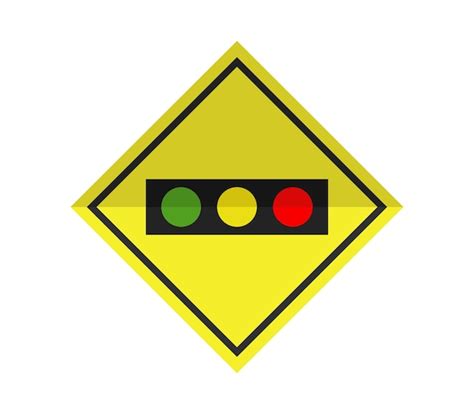 Premium Vector | Caution sign road