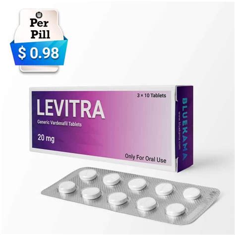 Buy Vardenafil 20 mg (Generic Levitra) at Best Price