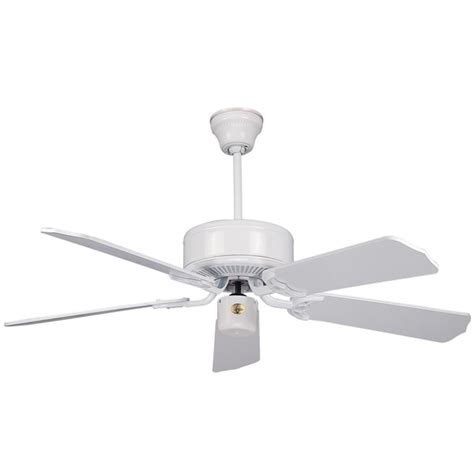 Shop Classic 52-inch White 5-blade Ceiling Fan - Free Shipping Today ...