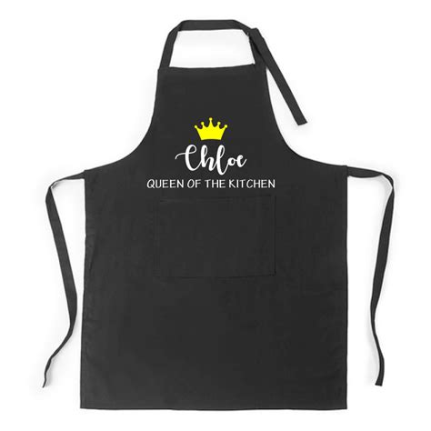 Personalised Apron - Queen of the Kitchen - Custom Design - Avanti ...