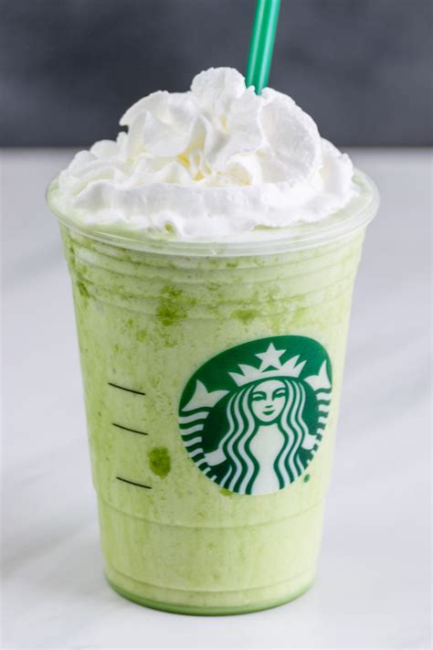 Starbucks Matcha Green Tea Frappuccino Recipe | Dandk Organizer