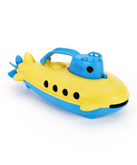 Take a look at this Blue & Yellow Submarine today! | Green toys, Yellow submarine, Cool toys