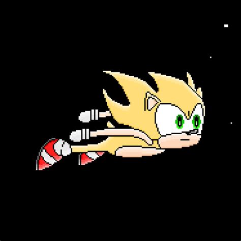 Hyper Sonic (pixel art animation) by SuperHyperSonic2000 on DeviantArt