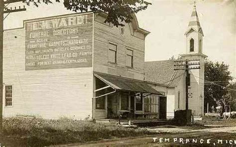 Temperance, MI (1909) Monroe Michigan, Monroe County, History Images, Temperance, Westward ...