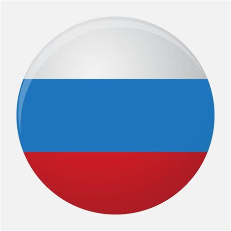 Premium Vector | Russia flag icon flat National sign country vector ...