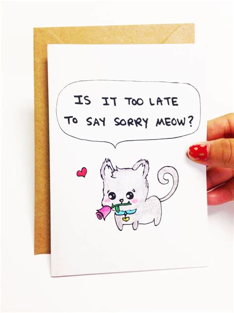 Funny sorry card funny funny apology card funny Is it too