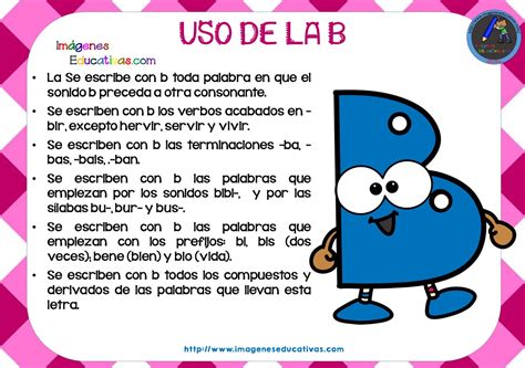 Aprende las Reglas ortográficas de la B – V – Imagenes Educativas