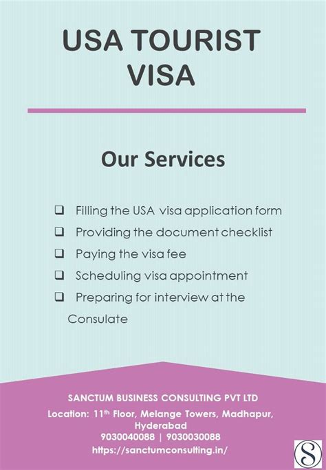 USA TOURIST VISA | Tourist, Business visa, Visa