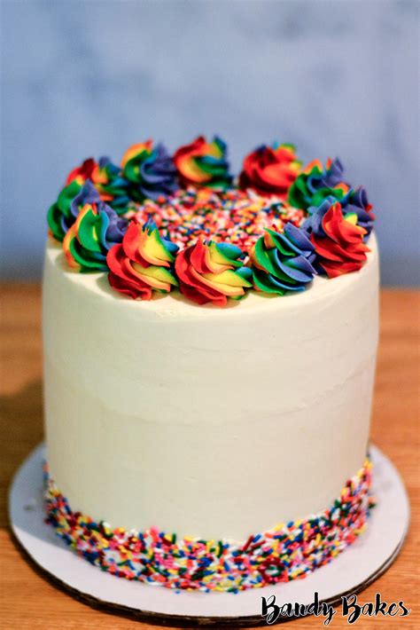 Rainbow Cake! Biggest cake I've made so far 🥳 : r/Baking