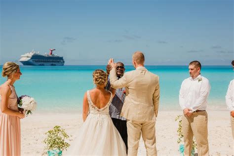 KJ & Leah - Carnival Cruise Caribbean Destination Wedding ...