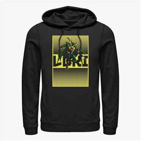 Merch Marvel - Halftone Loki Unisex Hoodie