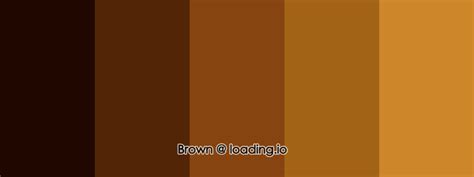 Brown » Beautiful Color Palettes for Your Next Design · Loading.io