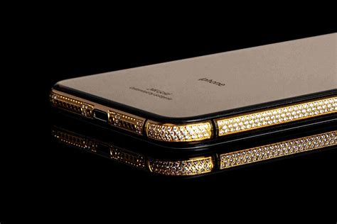 Gold iPhone Xs Max Diamond Cluster (6.5") - 24K Gold, Rose Gold and ...