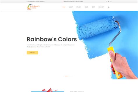 Painting Website Design - MotoCMS