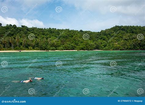 Snorkeling at Coral Reef Island Editorial Photography - Image of beach ...