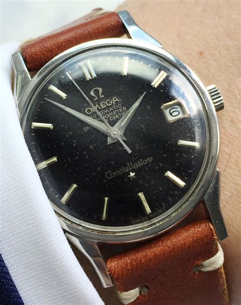 Vintage Omega Constellation Original Black GILT Dial | Vintage Portfolio