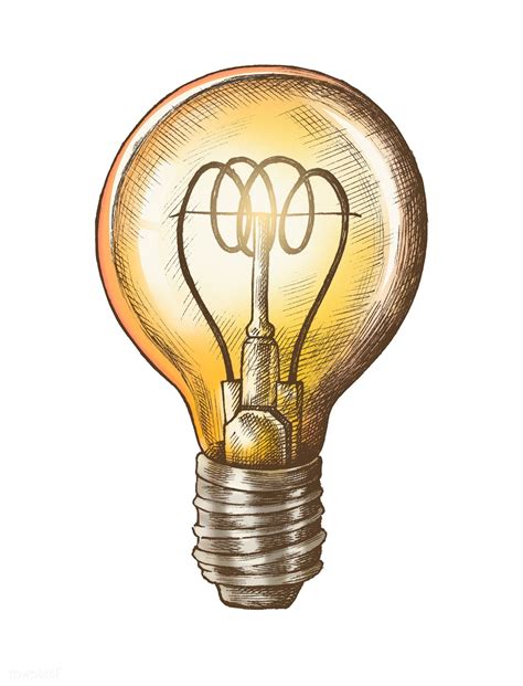 Download premium vector of Creative light bulb doodle on beige background | Light bulb ...