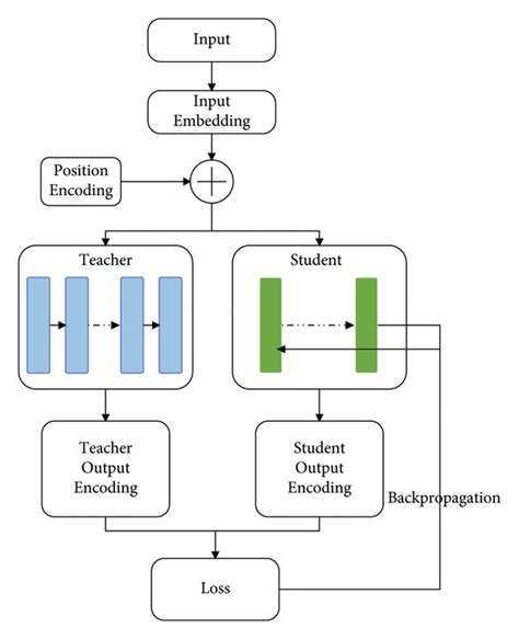 Distillation model working process. Students gain knowledge by learning ...