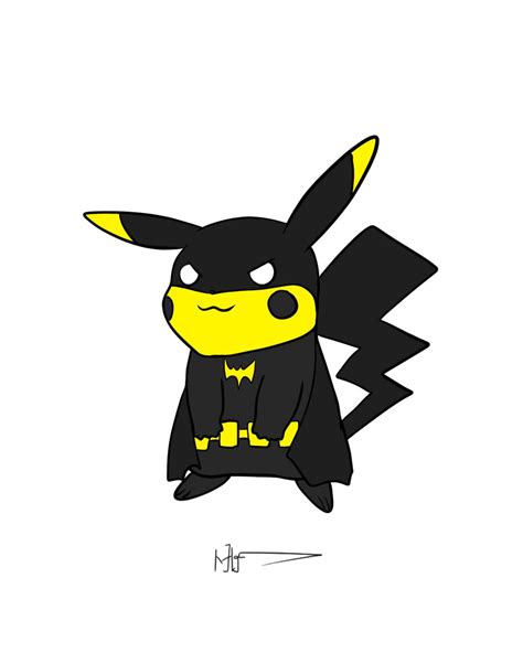 Pikachu as Batman | Pokemon, Pikachu, Batman