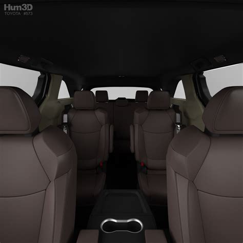 Toyota Sienna Limited hybrid with HQ interior 2020 3D model - Vehicles on Hum3D