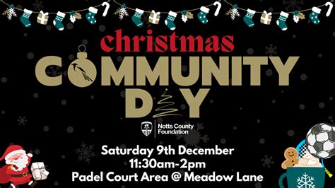 Christmas Community Day: Festive Family Fun - Notts County Foundation