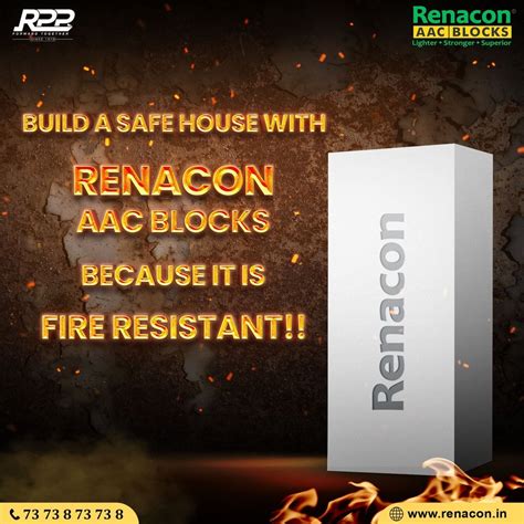 Renacon AAC Block, Size: 24 in x 8 in x 6 in at Rs 60/piece in ...