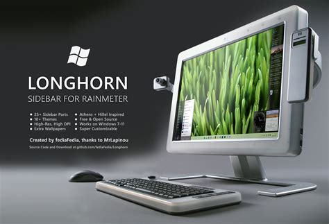 Longhorn Sidebar for Rainmeter by fediaFedia on DeviantArt