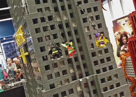 Gotham City LEGO display builds excitement for new Batman movie